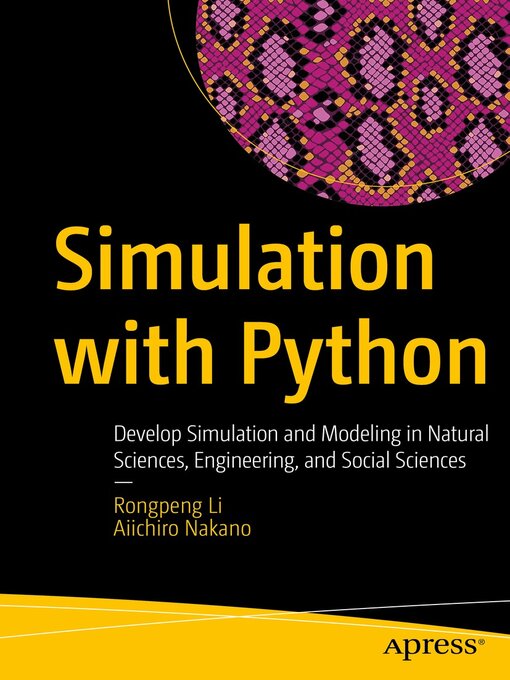 Title details for Simulation with Python by Rongpeng Li - Available
